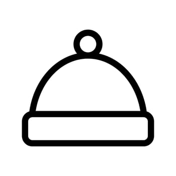 Beanie Icon Vector Symbol Design Illustration