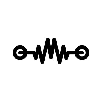 Heartbeat Icon Vector Symbol Design Illustration