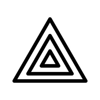 Triangle Icon Vector Symbol Design Illustration