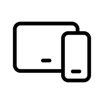 Tablet And Phone Icon Vector Symbol Design Illustration