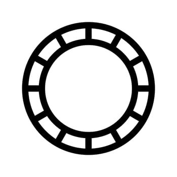 Coin Icon Vector Symbol Design Illustration