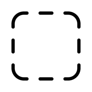 Selection Frame Icon Vector Symbol Design Illustration