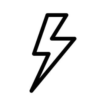 Lightning Icon Vector Symbol Design Illustration