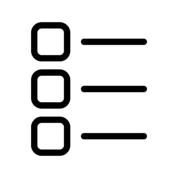 Checklist Icon Vector Symbol Design Illustration