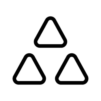 Pyramid Icon Vector Symbol Design Illustration