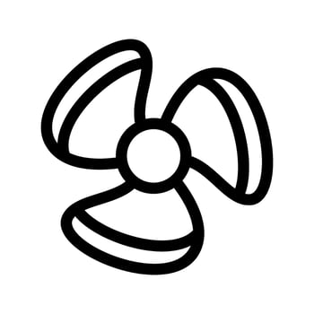Fan Icon Vector Symbol Design Illustration