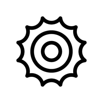 Sun Icon Vector Symbol Design Illustration