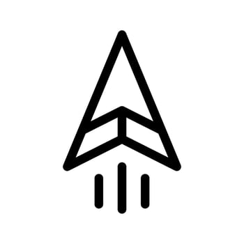 Paper Plane Icon Vector Symbol Design Illustration