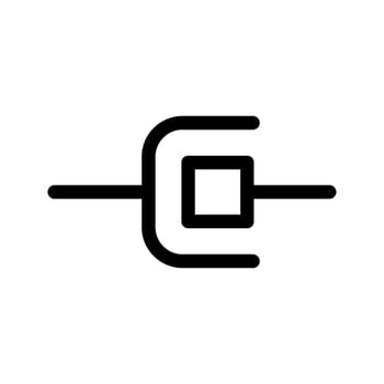 Connect Icon Vector Symbol Design Illustration
