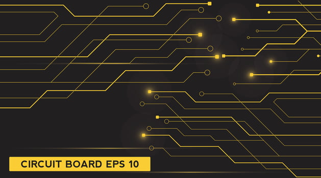circuit board technology background. future electronics tech concept. movement. vector illustration element