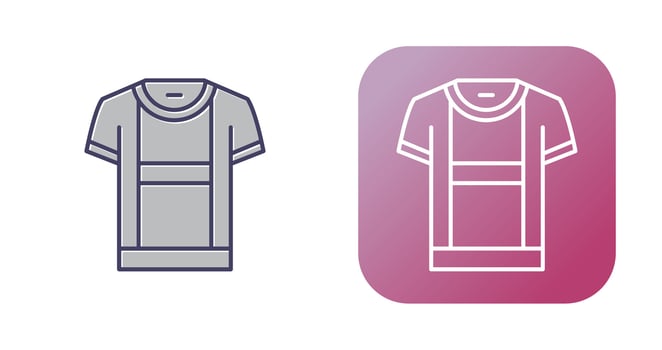 T Shirt Vector Icon