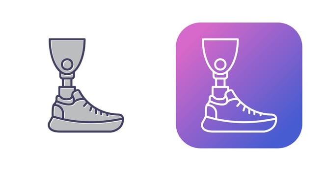 Prosthesis Vector Icon
