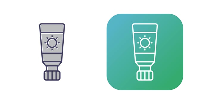 Sunscreen Vector Icon