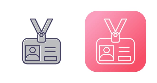 Id Card Vector Icon