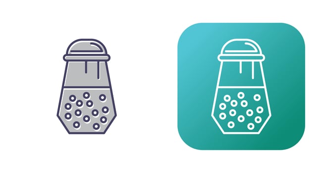Salt Shaker Vector Icon