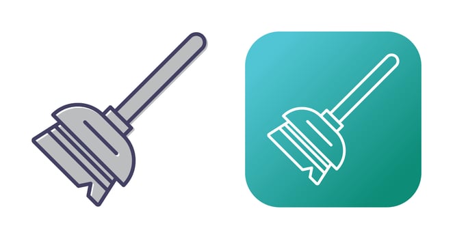 Broom Vector Icon