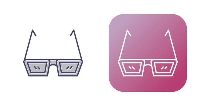 Glasses Vector Icon