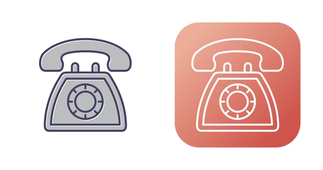 Telephone Vector Icon