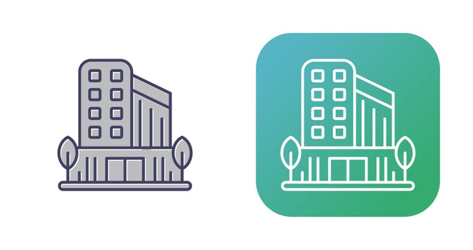 Office Building Vector Icon