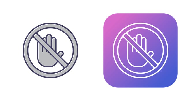 Stop Vector Icon