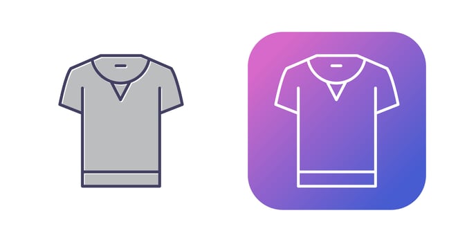 T Shirt Vector Icon