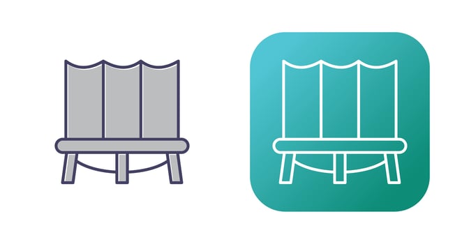 Trampoline Vector Icon