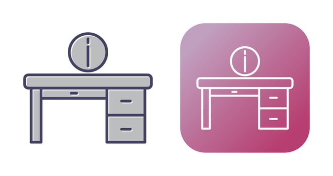 Information Desk Vector Icon