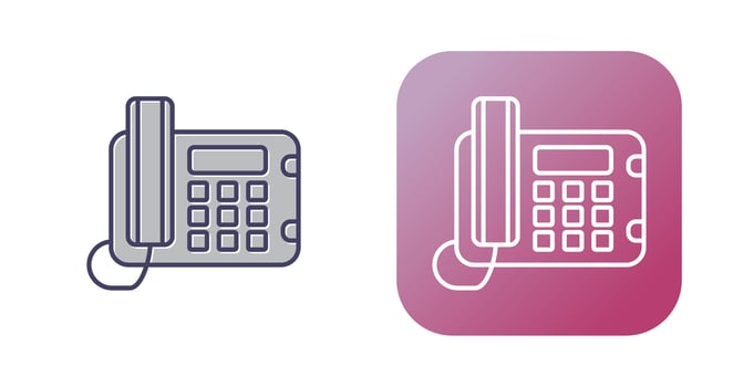 Telephone Vector Icon