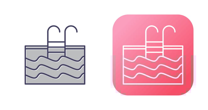 Swimming Pool Vector Icon