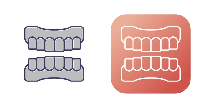 Denture Vector Icon