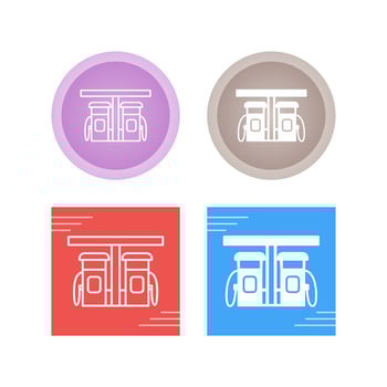 Petrol Station Vector Icon