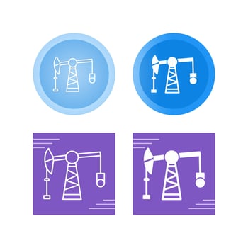 Pumpjack Vector Icon