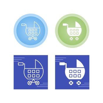 Stroller Vector Icon