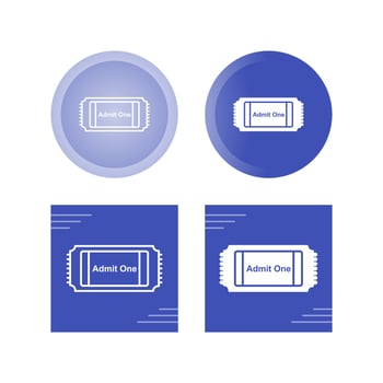 Movie Ticket Vector Icon