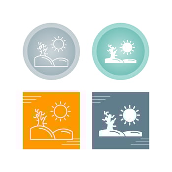 Desert Vector Icon