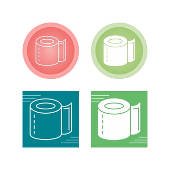 Toilet Paper Vector Icon