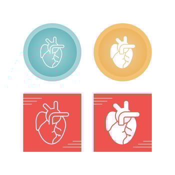 Medical Heart Vector Icon
