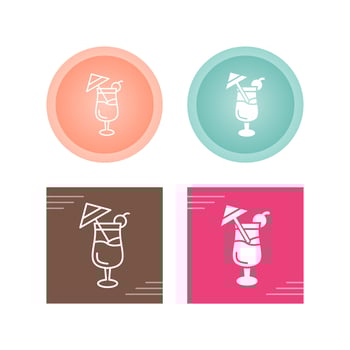 Cocktail Vector Icon