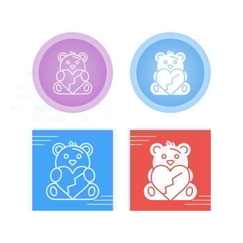 Teddy Bear Vector Icon