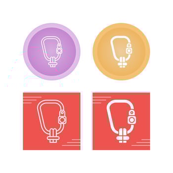 Carabiner Vector Icon