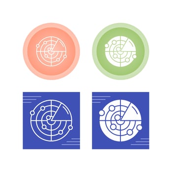 Radar Vector Icon