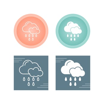 Rain Vector Icon