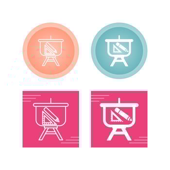 Designing Presentation Vector Icon