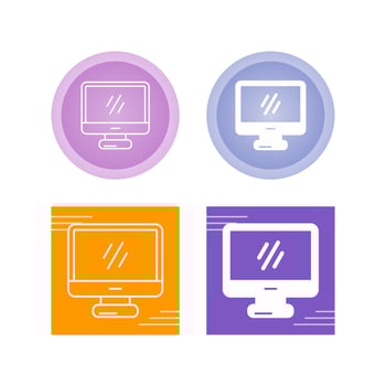 Monitor Vector Icon