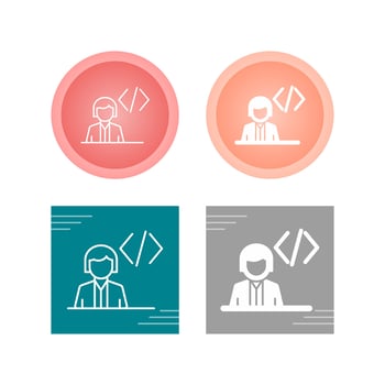 Programmer Vector Icon