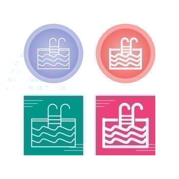 Swimming Pool Vector Icon