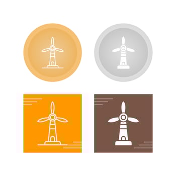 Windmill Vector Icon