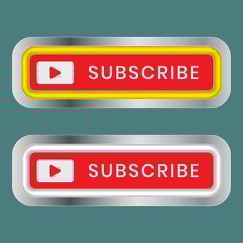 Subscribe button icon vector