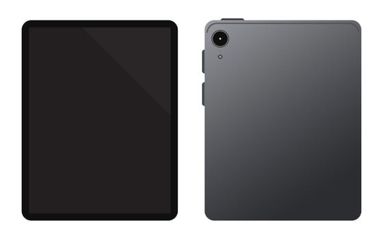 tablet icon on a white background for mockup. vector illustration elements