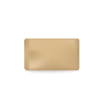Top view of soap craft paper wrap box, 3D illustration isolated. png